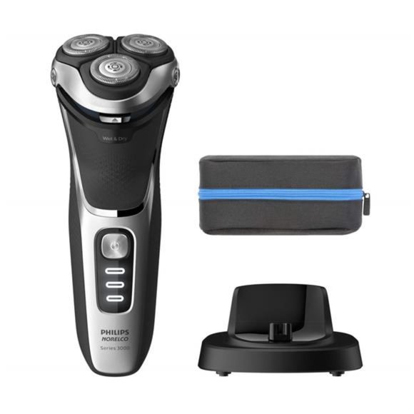 Philips Norelco Shaver 3800, Rechargeable Wet & Dry Shaver with Pop-up Trimmer - Picture 1 of 6